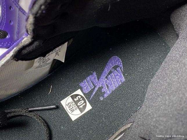 Rep Husky Court Air Jordan 1 High Purple OG 555088-500 0822